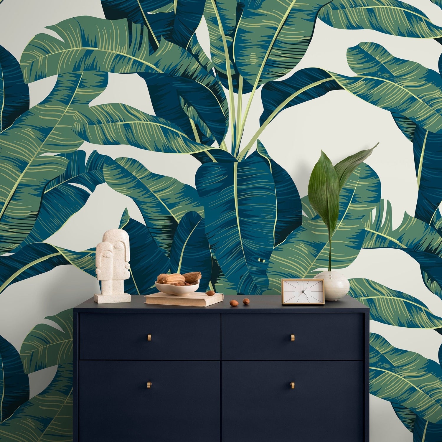 Tropical Leaves Wallpaper - C160 - WallTrend