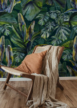 Tropical Leaves Wallpaper - C407 - WallTrend
