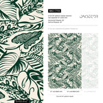 Tropical Leaves Wallpaper - C706 - WallTrend