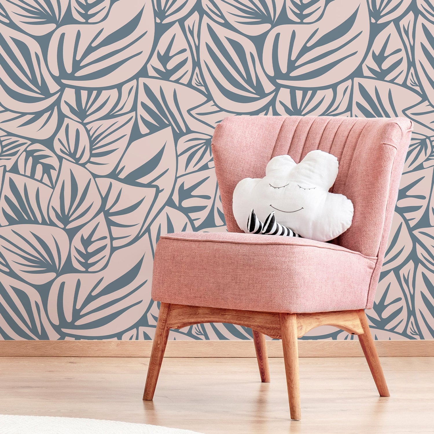 Tropical Leaves Wallpaper - D652 - WallTrend
