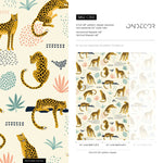 Tropical Leopards Wallpaper - C350 - WallTrend
