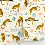 Tropical Leopards Wallpaper - C350 - WallTrend