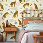 Tropical Leopards Wallpaper - C350 - WallTrend
