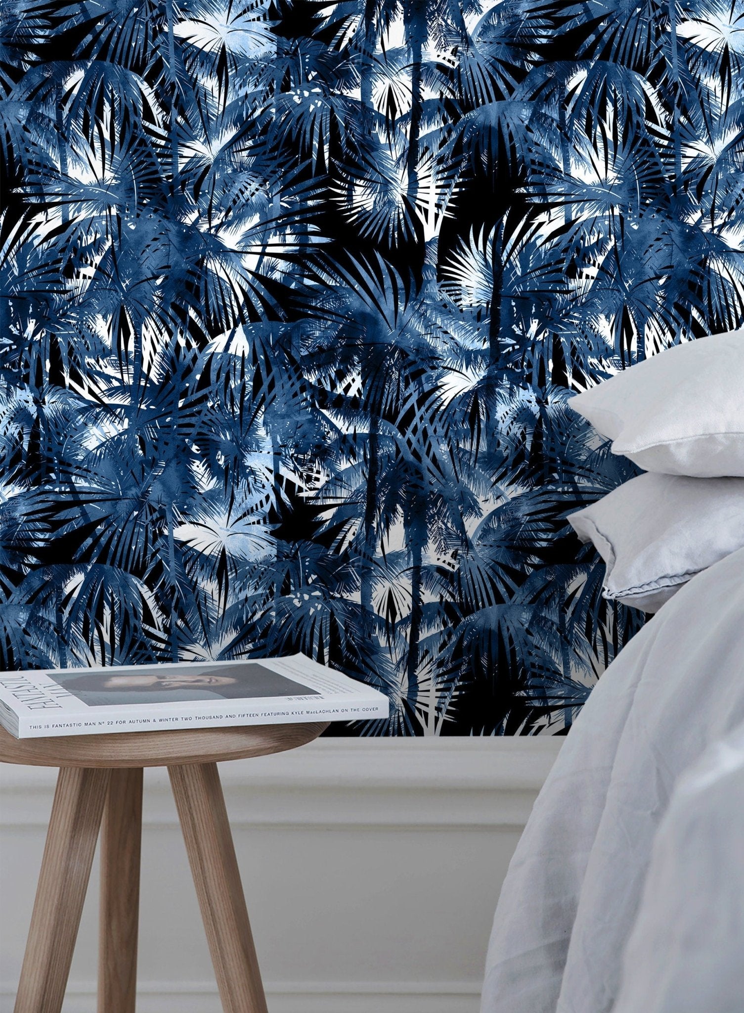 Tropical Midnight Jungle Wallpaper - B136 - WallTrend