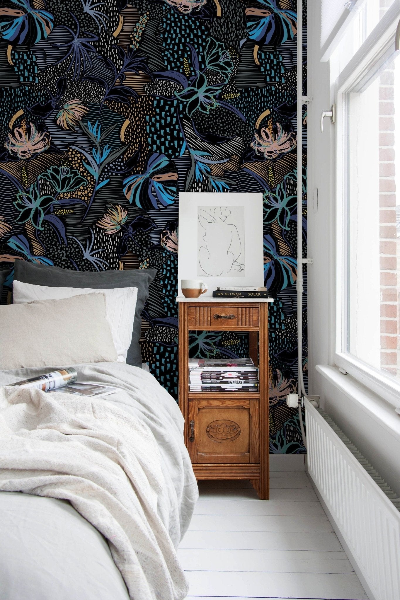 Tropical Midnight Wallpaper - B096 - WallTrend