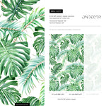 Tropical Monstera Delight Wallpaper - A013 - WallTrend