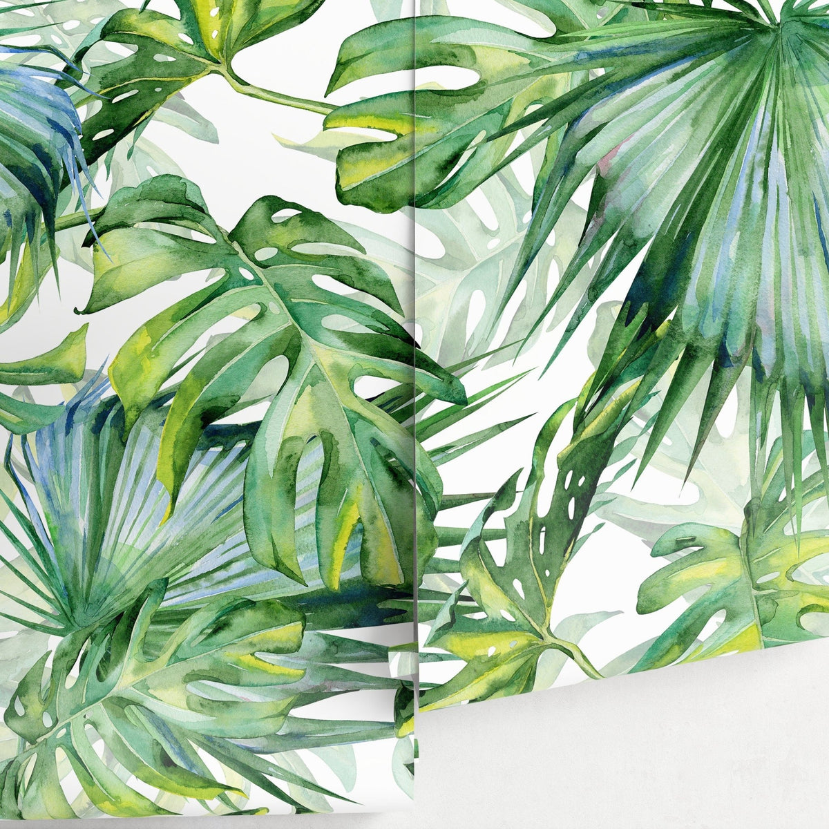 Tropical Monstera Delight Wallpaper - A214 - WallTrend