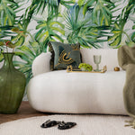 Tropical Monstera Delight Wallpaper - A214 - WallTrend