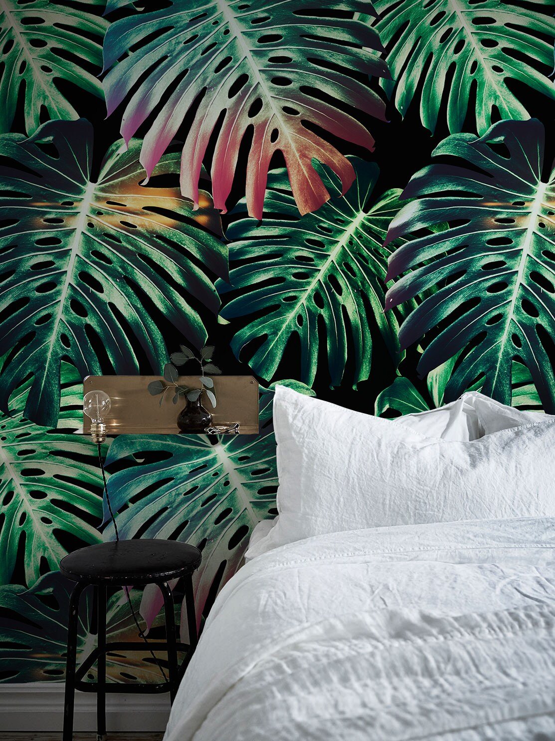 Tropical Monstera Delight Wallpaper - B116 - WallTrend