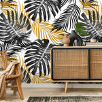 Tropical Monstera Delight Wallpaper - B119 - WallTrend