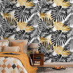 Tropical Monstera Delight Wallpaper - B119 - WallTrend