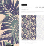 Tropical Monstera Delight Wallpaper - B127 - WallTrend
