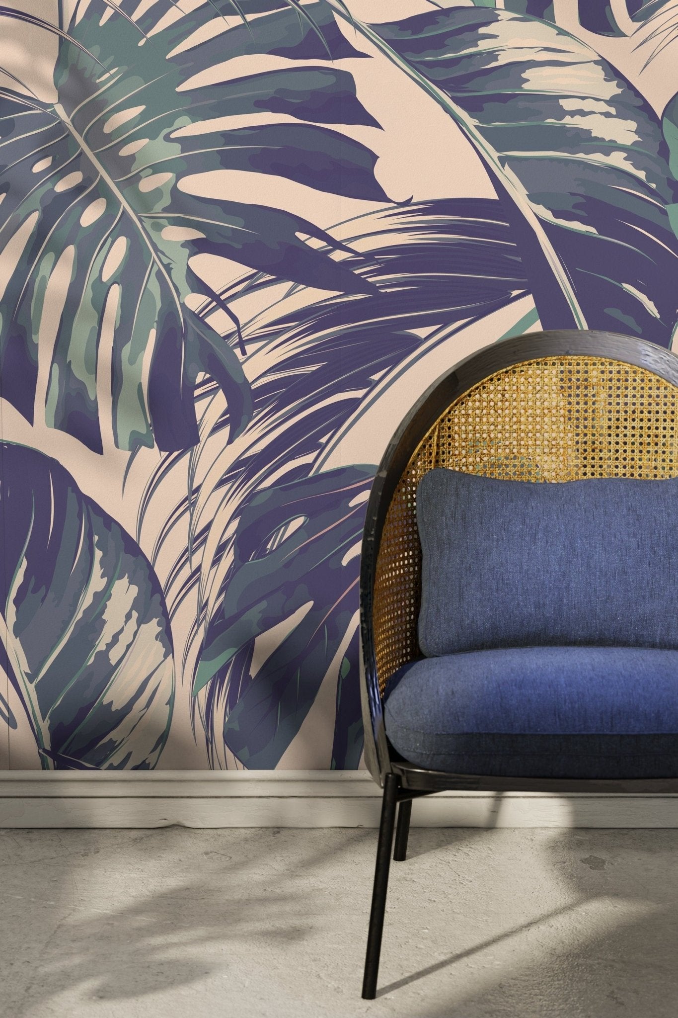 Tropical Monstera Delight Wallpaper - B127 - WallTrend