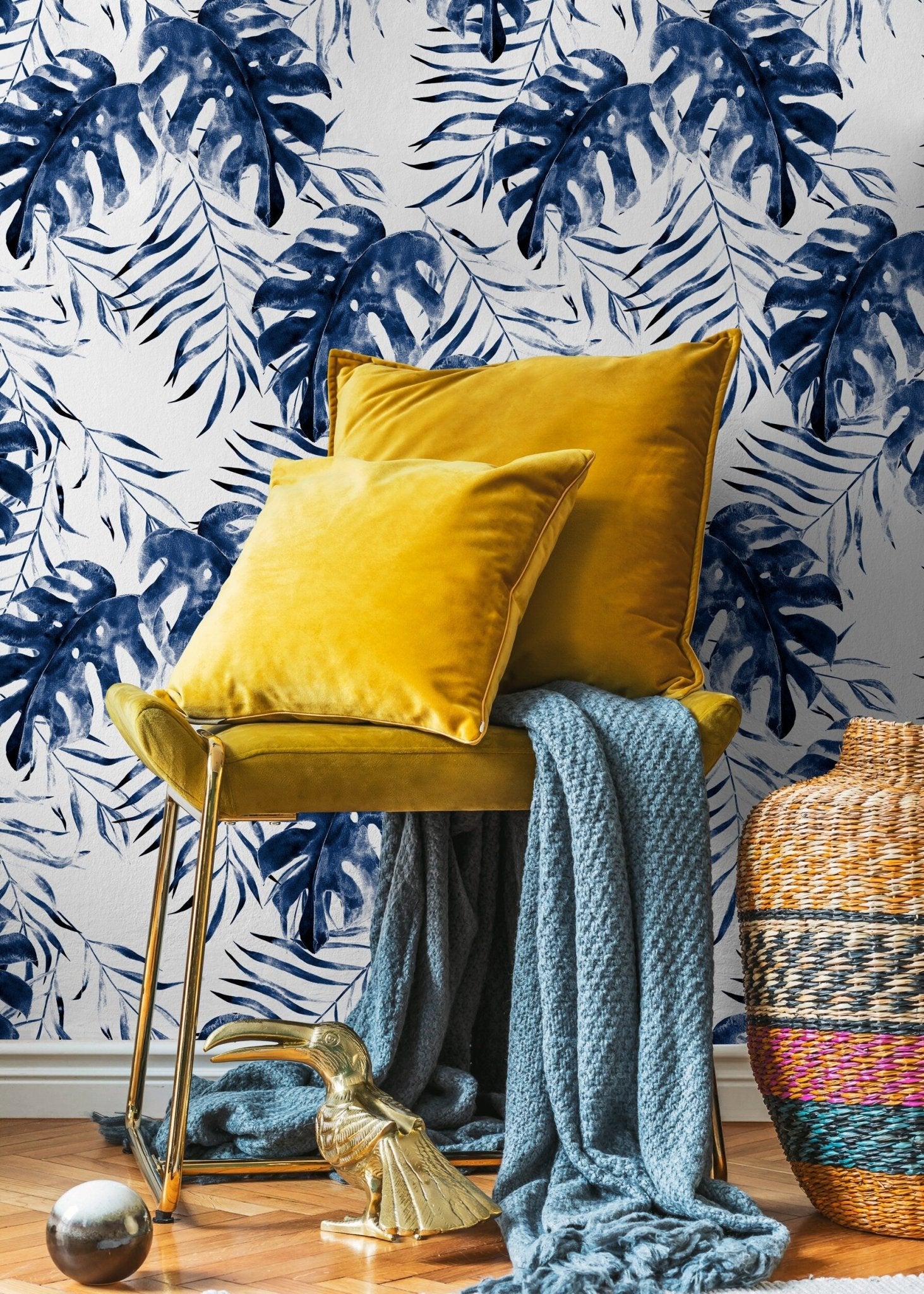 Tropical Monstera Delight Wallpaper - B646 - WallTrend