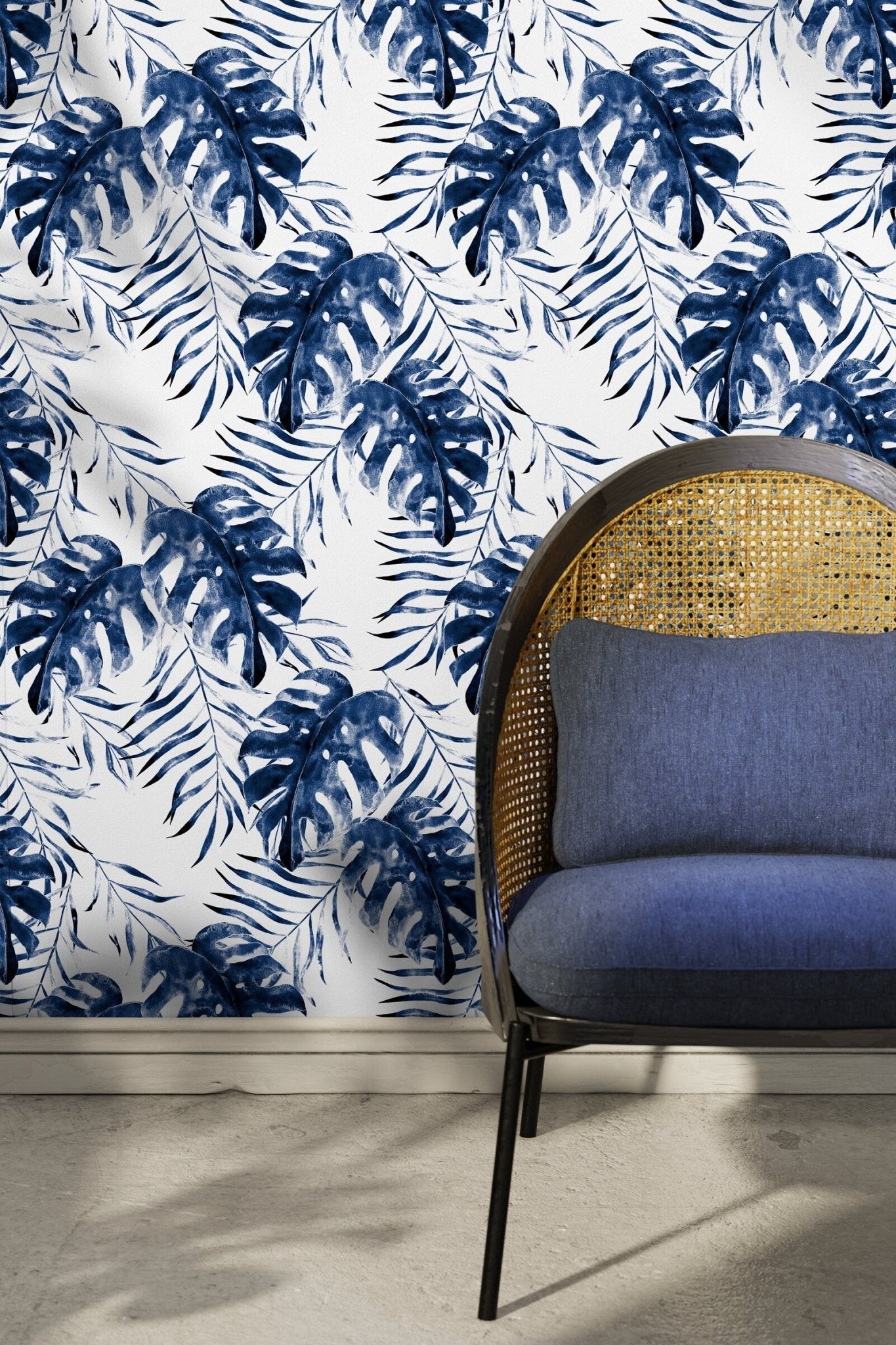 Tropical Monstera Delight Wallpaper - B646 - WallTrend
