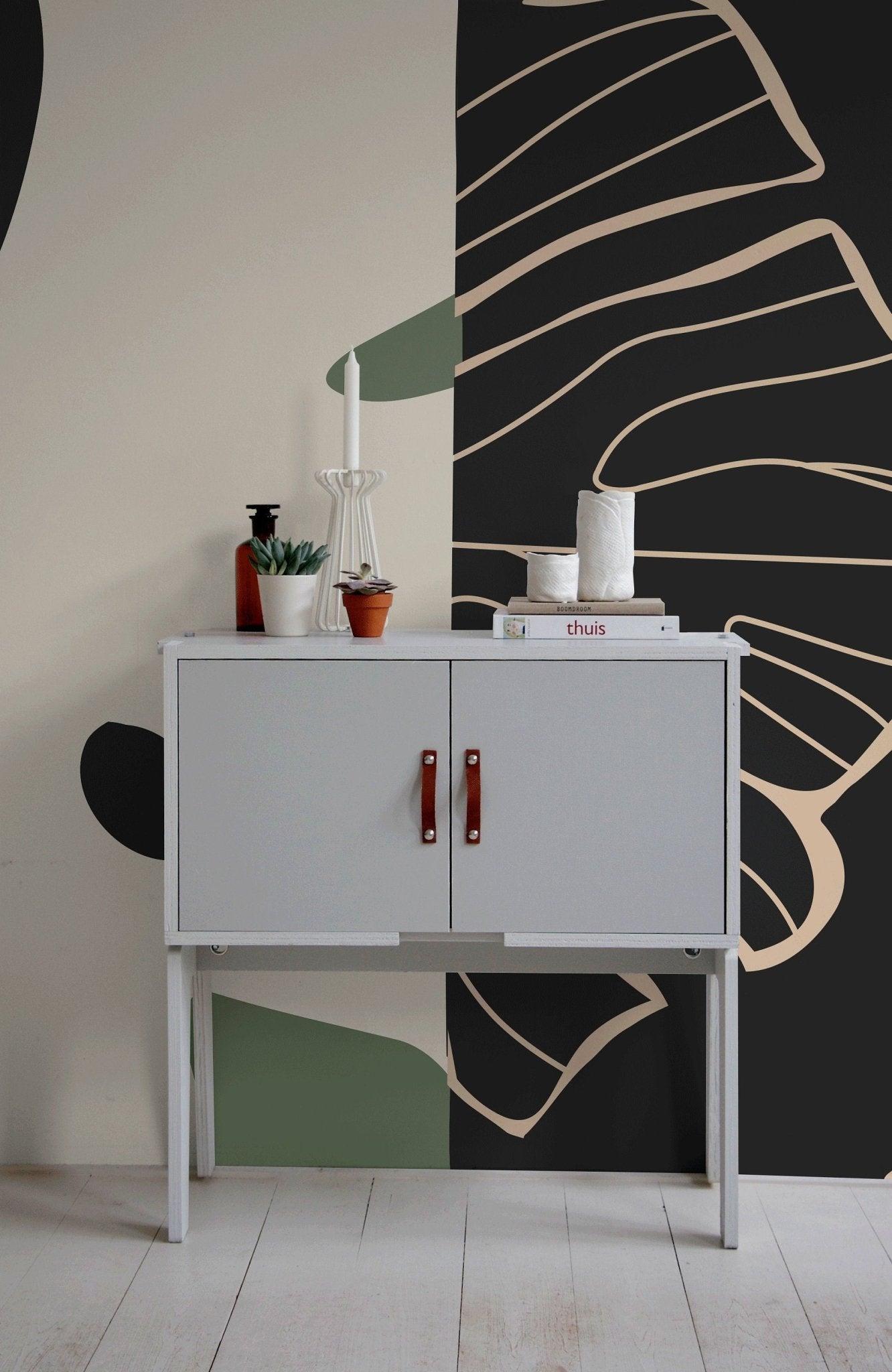 Tropical Monstera Delight Wallpaper - C147 - WallTrend