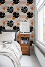 Tropical Monstera Delight Wallpaper - C276 - WallTrend