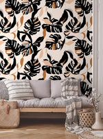 Tropical Monstera Delight Wallpaper - C397 - WallTrend