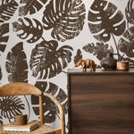 Tropical Monstera Delight Wallpaper - C462 - WallTrend