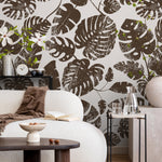 Tropical Monstera Delight Wallpaper - C462 - WallTrend