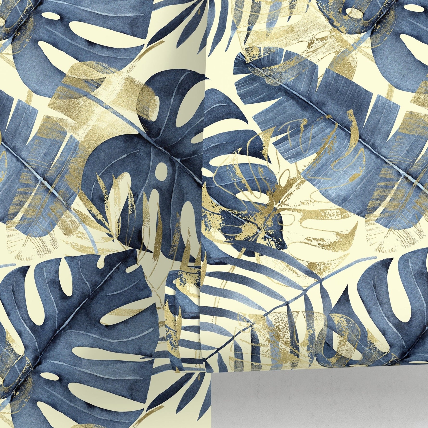 Tropical Monstera Elegance Wallpaper - C441 - WallTrend