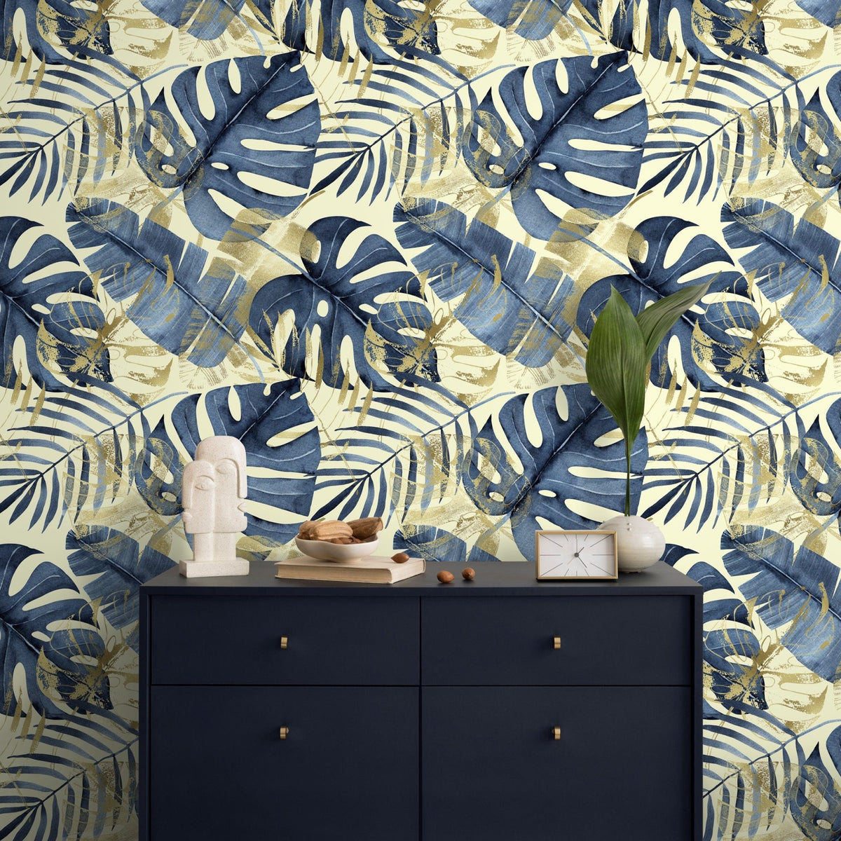 Tropical Monstera Elegance Wallpaper - C441 - WallTrend