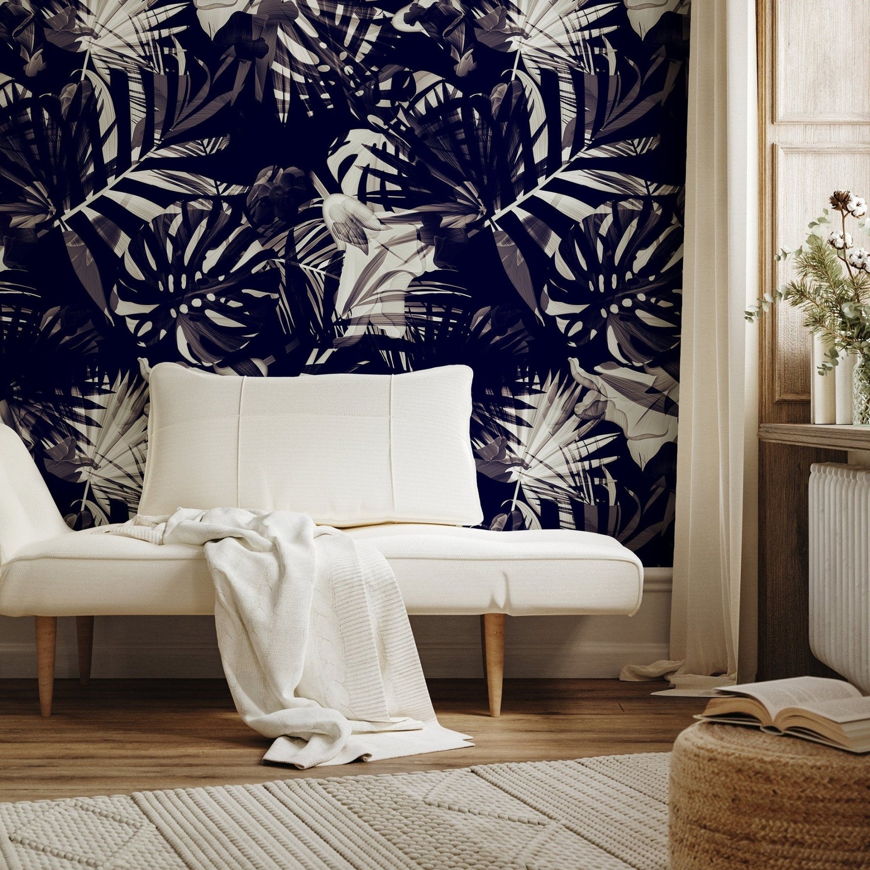 Tropical Noir Wallpaper - A975 - WallTrend