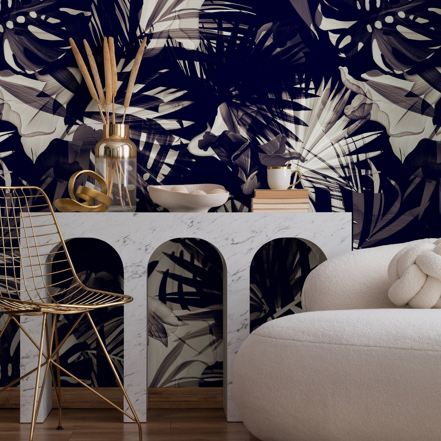 Tropical Noir Wallpaper - A975 - WallTrend