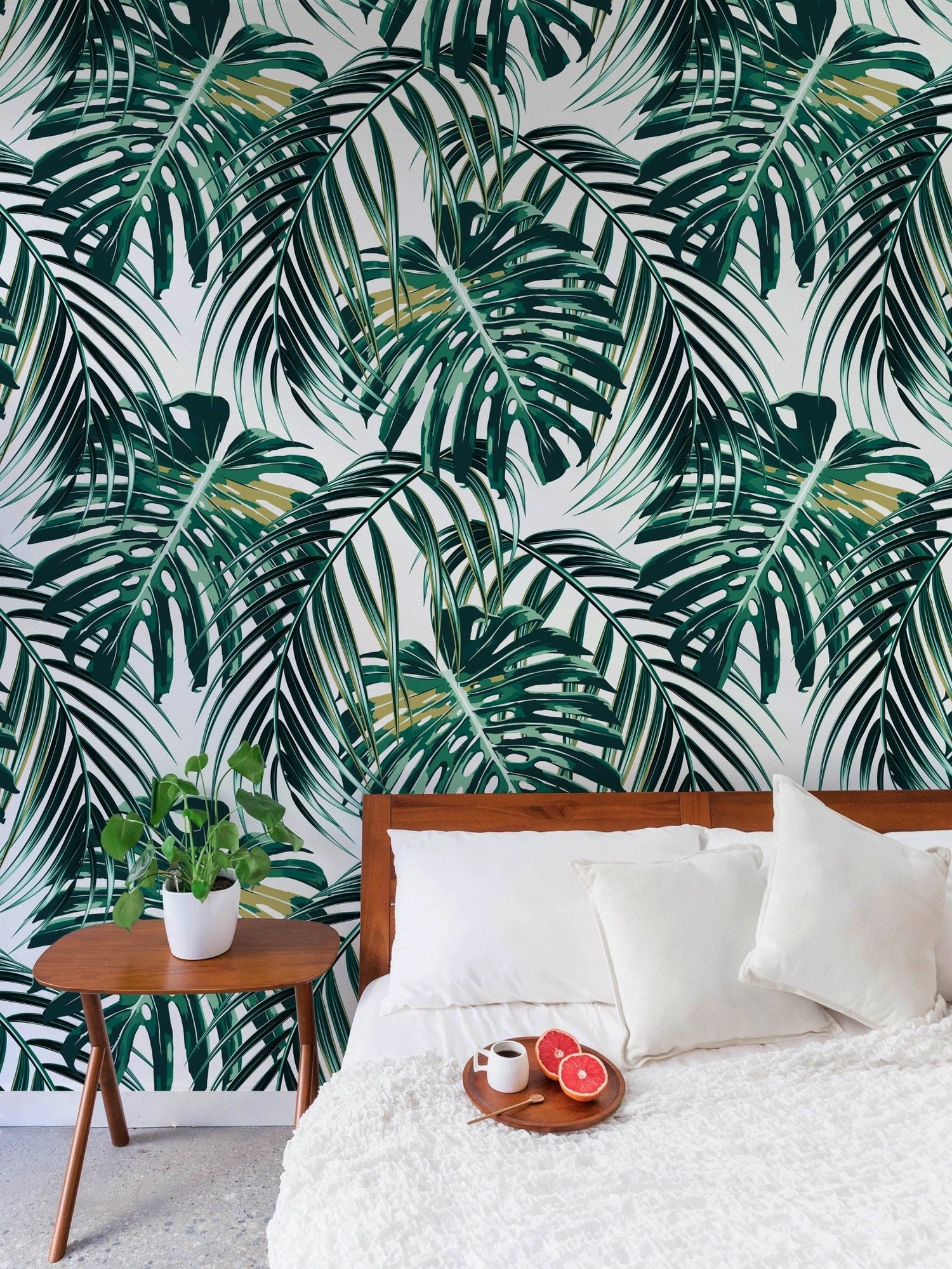 Tropical Palm Delight Wallpaper - B238 - WallTrend