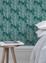 Tropical Palm Fronds Wallpaper - B595 - WallTrend