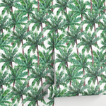 Tropical Palm Leaves Wallpaper - A019 - WallTrend