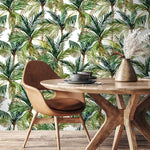 Tropical Palm Leaves Wallpaper - A459 - WallTrend