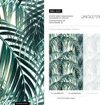 Tropical Palm Leaves Wallpaper - A901 - WallTrend
