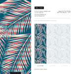 Tropical Palm Leaves Wallpaper - A963 - WallTrend