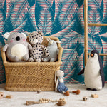 Tropical Palm Leaves Wallpaper - A963 - WallTrend