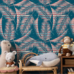 Tropical Palm Leaves Wallpaper - A963 - WallTrend