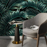 Tropical Palm Leaves Wallpaper - B123 - WallTrend