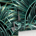 Tropical Palm Leaves Wallpaper - B123 - WallTrend