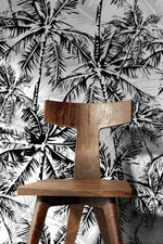 Tropical Palm Leaves Wallpaper - B689 - WallTrend