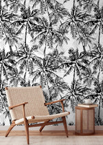 Tropical Palm Leaves Wallpaper - B689 - WallTrend