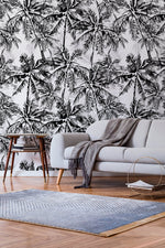 Tropical Palm Leaves Wallpaper - B689 - WallTrend