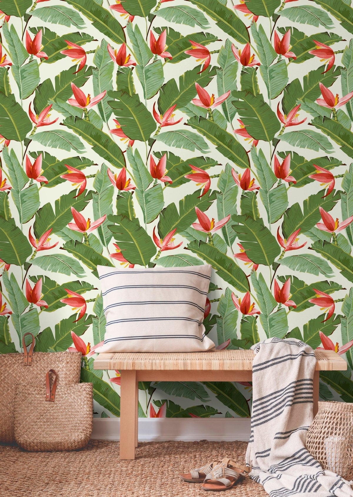 Tropical Paradise Wallpaper - A039 - WallTrend