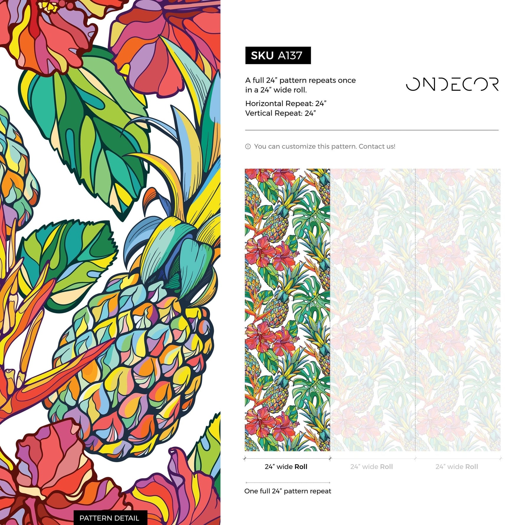 Tropical Paradise Wallpaper - A137 - WallTrend