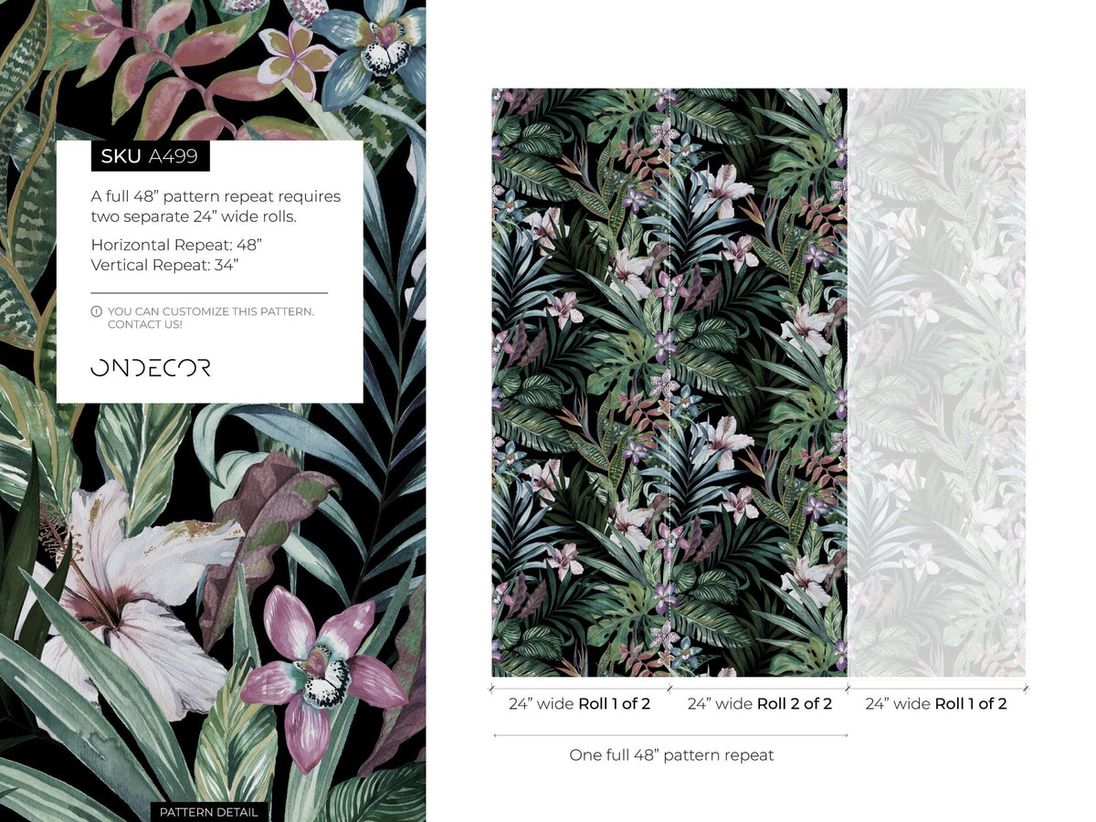 Tropical Paradise Wallpaper - A499 - WallTrend