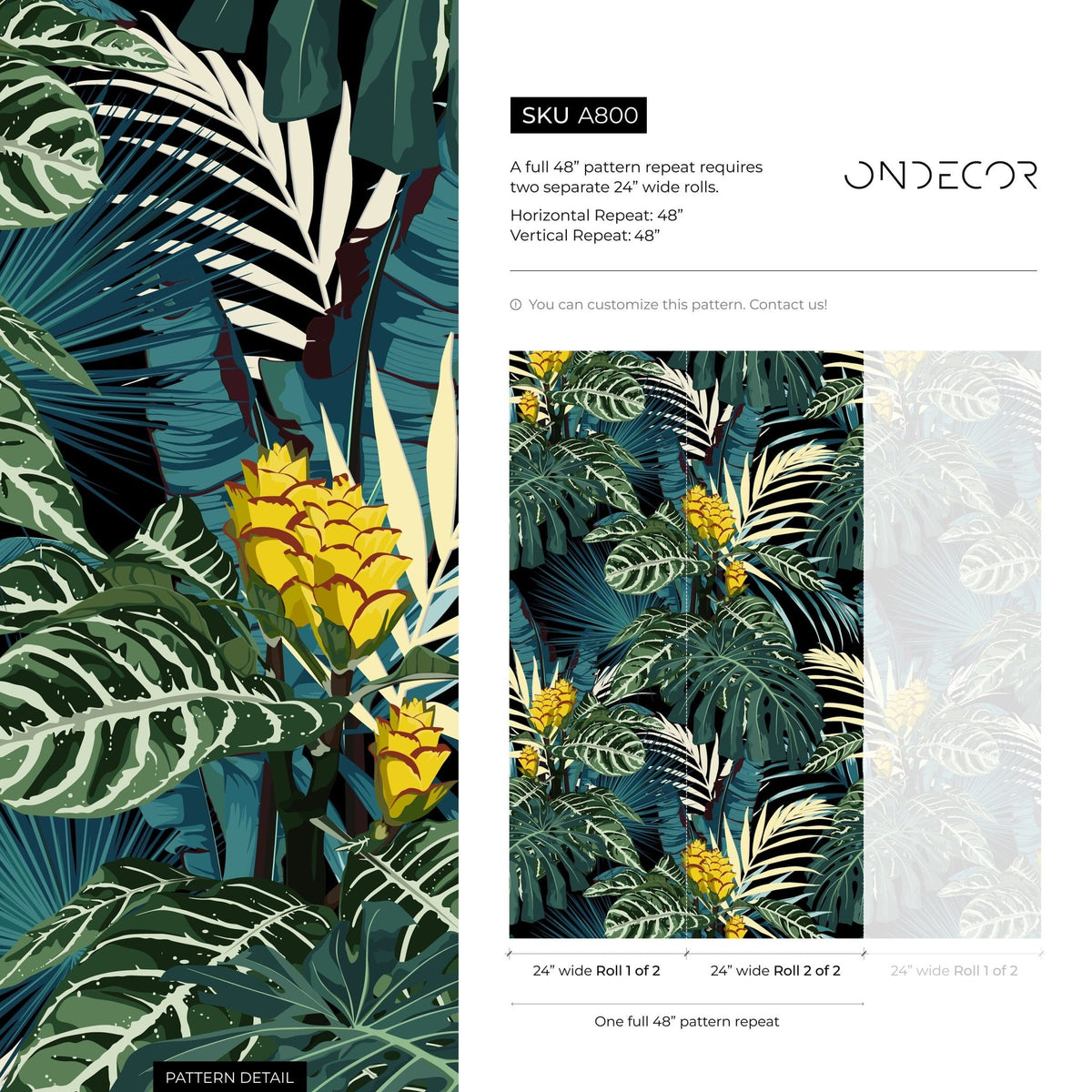 Tropical Paradise Wallpaper - A800 - WallTrend