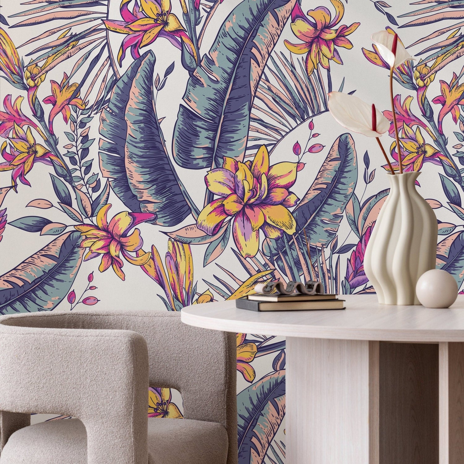 Tropical Paradise Wallpaper - A914 - WallTrend