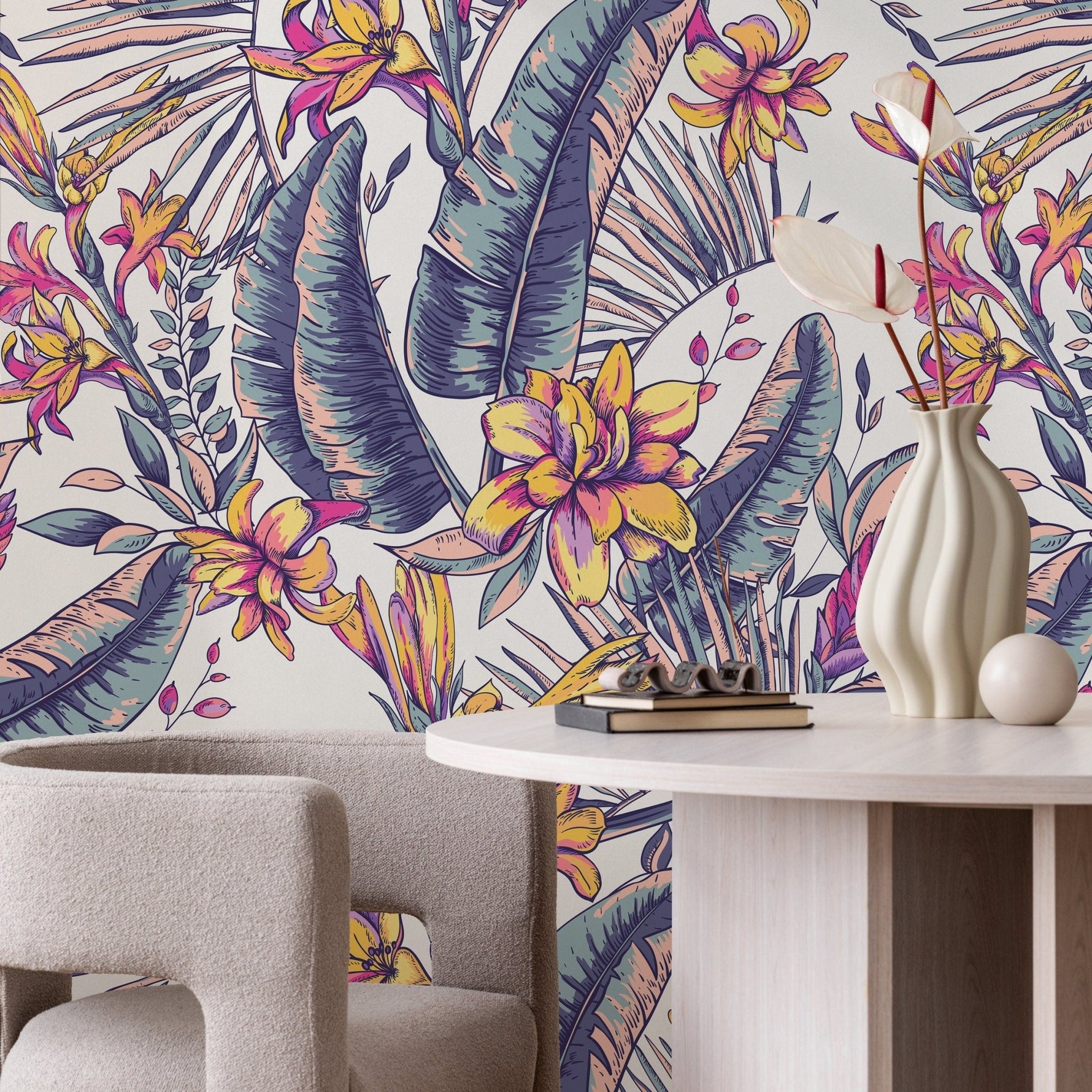 Tropical Paradise Wallpaper - A914 - WallTrend