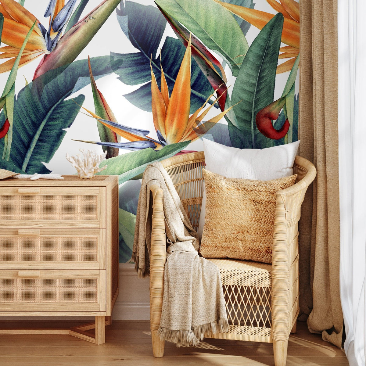 Tropical Paradise Wallpaper - B037 - WallTrend