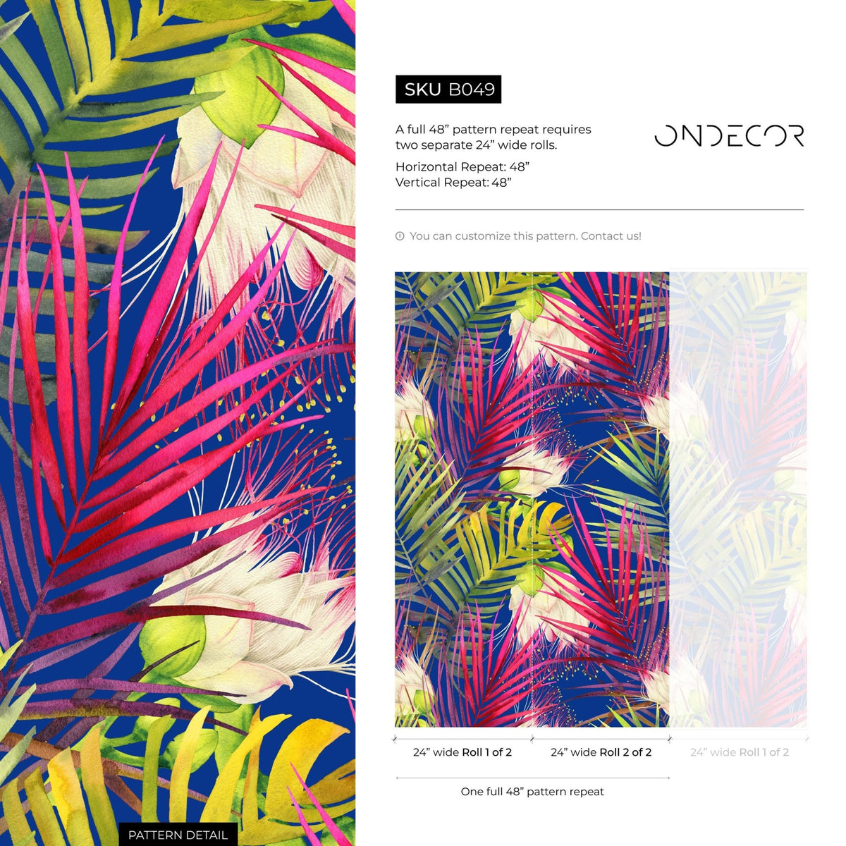 Tropical Paradise Wallpaper - B049 - WallTrend