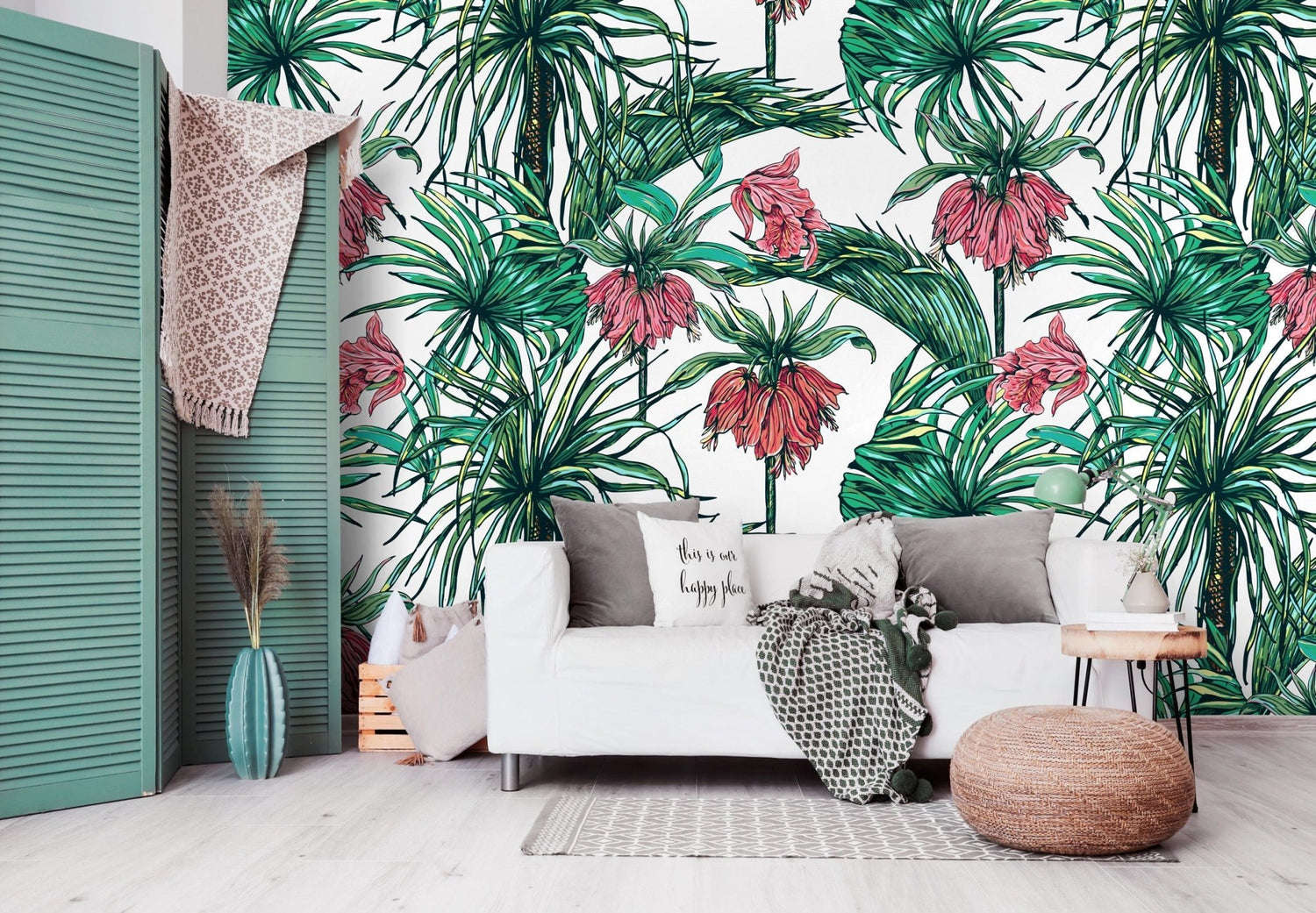 Tropical Paradise Wallpaper - B114 - WallTrend